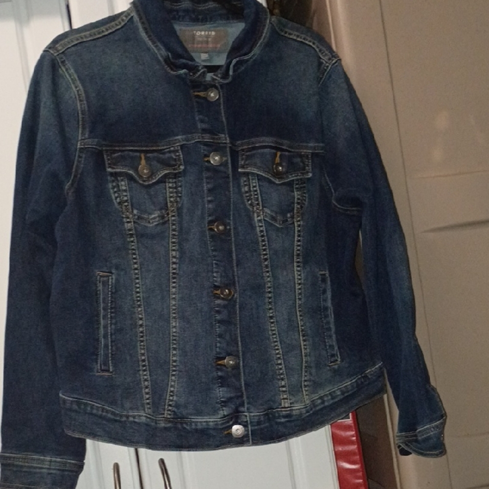Torrid Dark Blue Jean Jacket